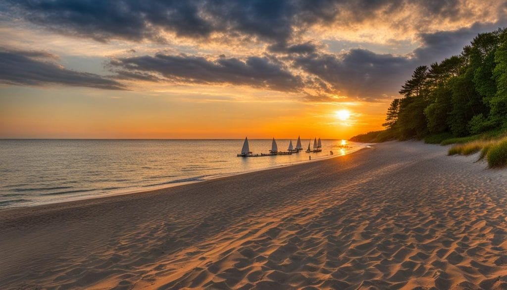 Lake Michigan Beach Lake Michigan beach
