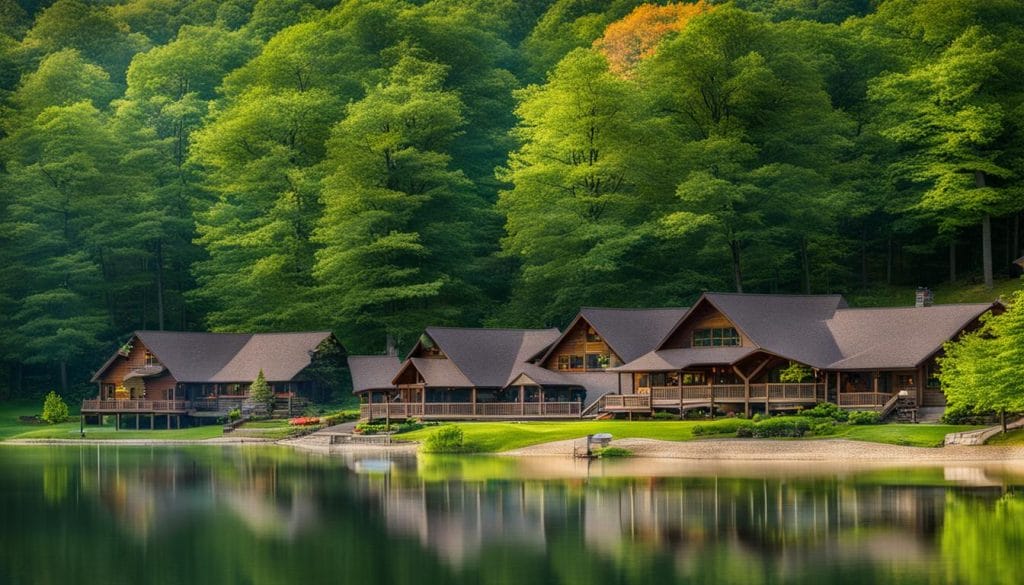 Lodge Accommodations At Mohican State Park Ohio Lodge accommodations at Mohican State Park Ohio