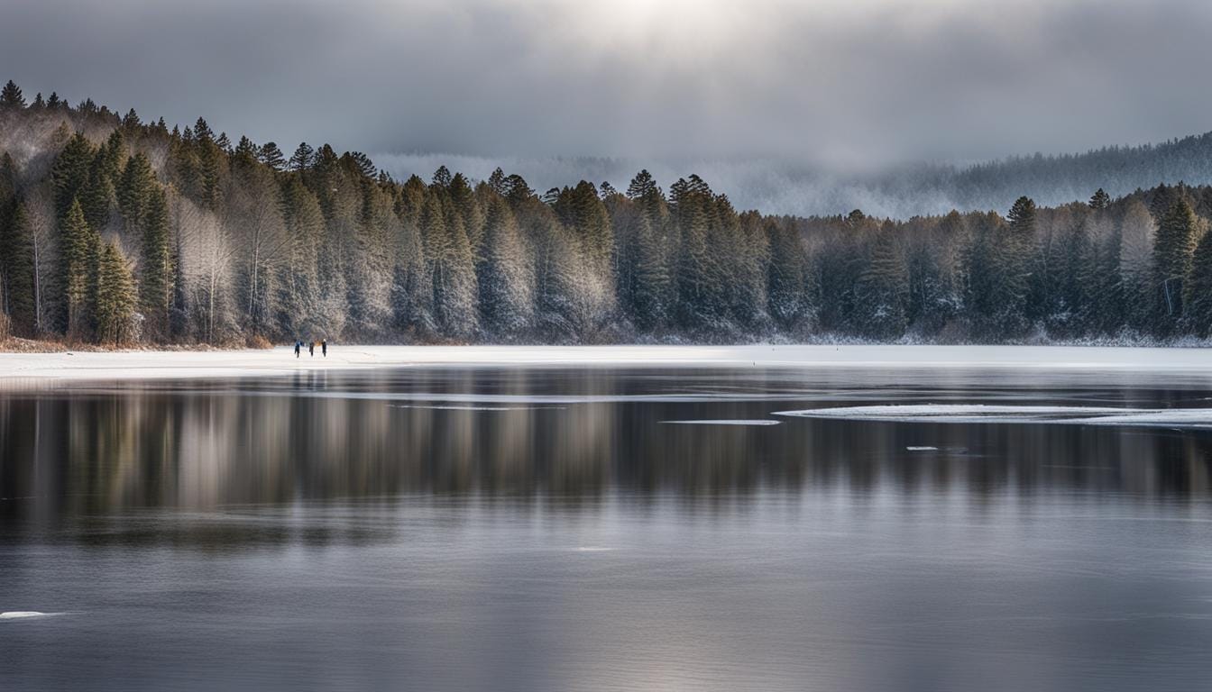 Winter Recreation At Kiser Lake State Park Winter Recreation at Kiser Lake State Park