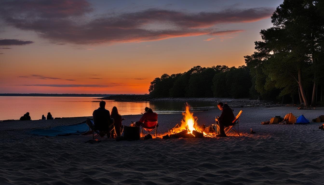 Camping On Kelleys Island camping on kelleys island