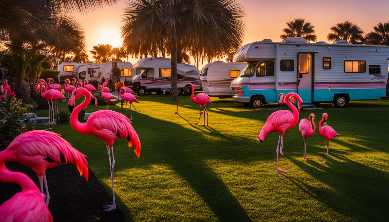 insider scoop on flamingos in RV parks