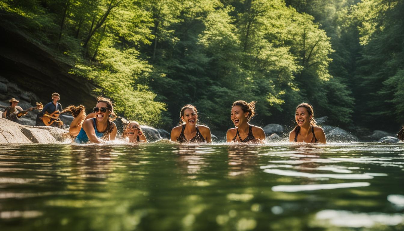 Swimming At Strouds Run State Park swimming at Strouds Run State Park