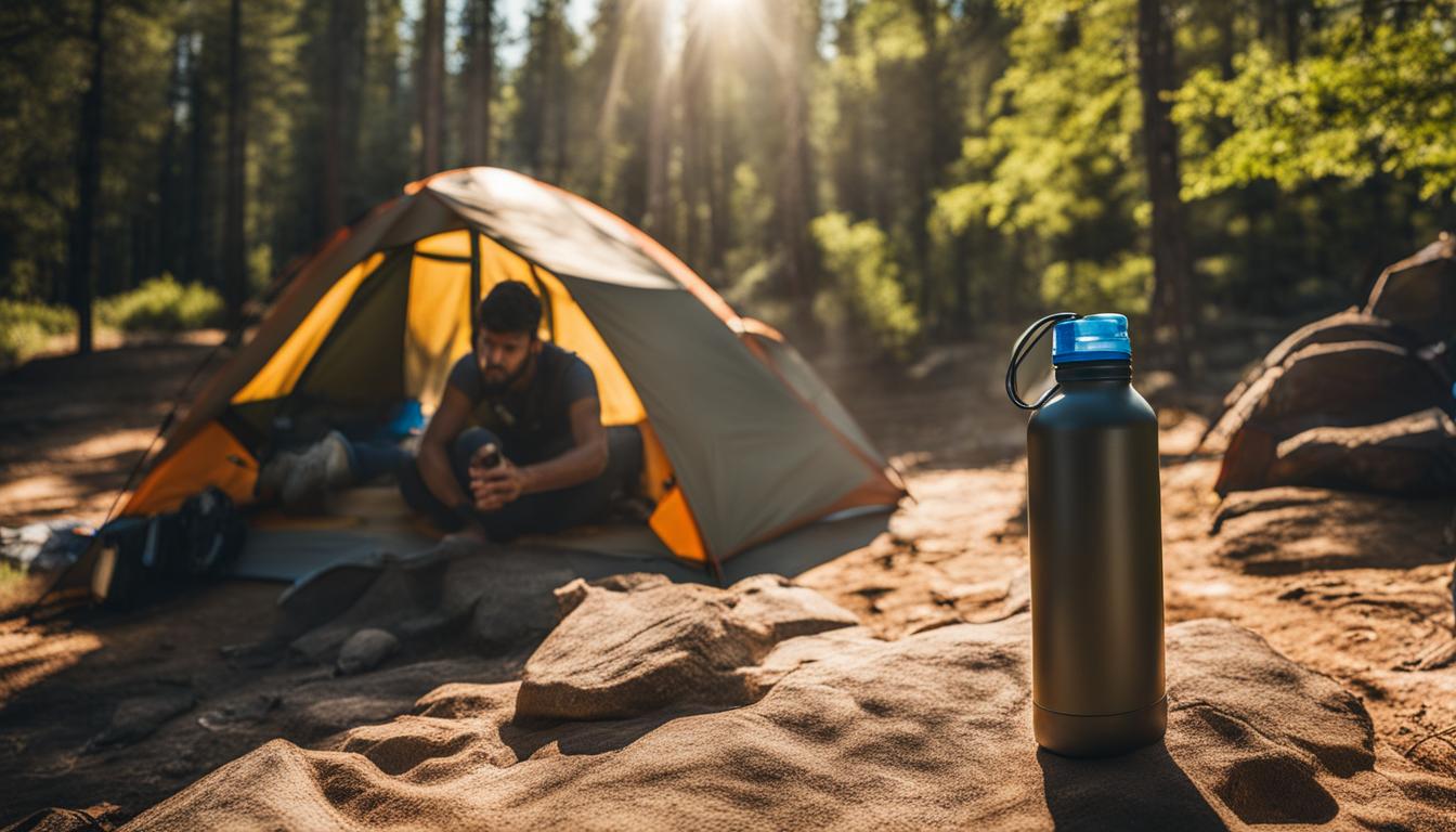 importance of staying hydrated while camping